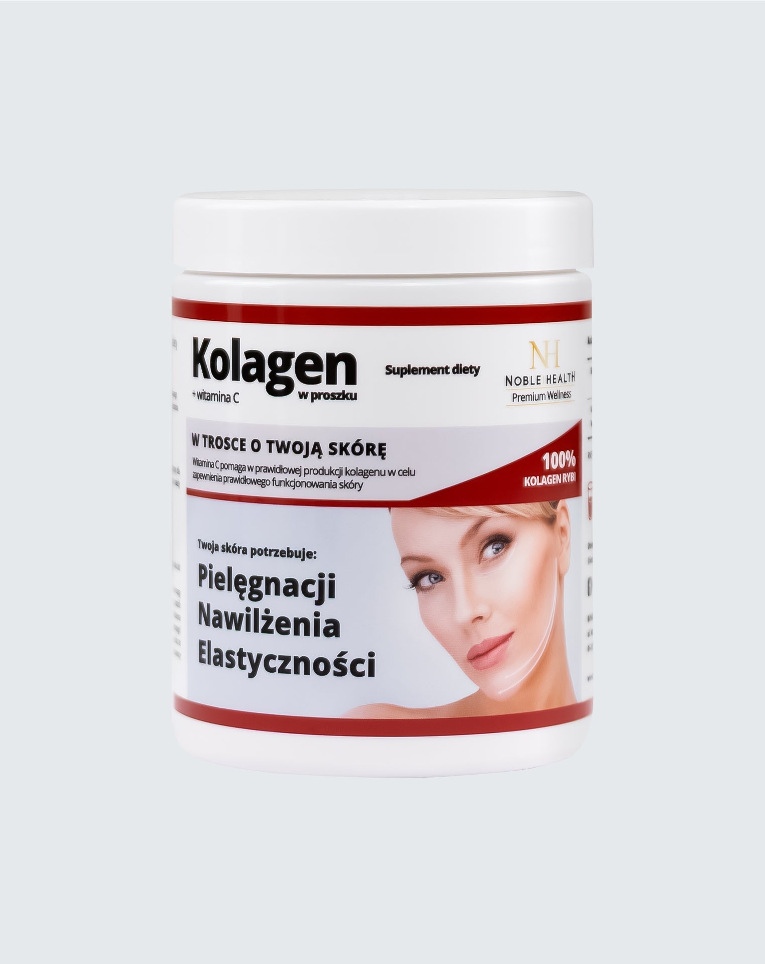 Kolagen + prášek vitamínu C - Noble Health Zdravá krásná pleť