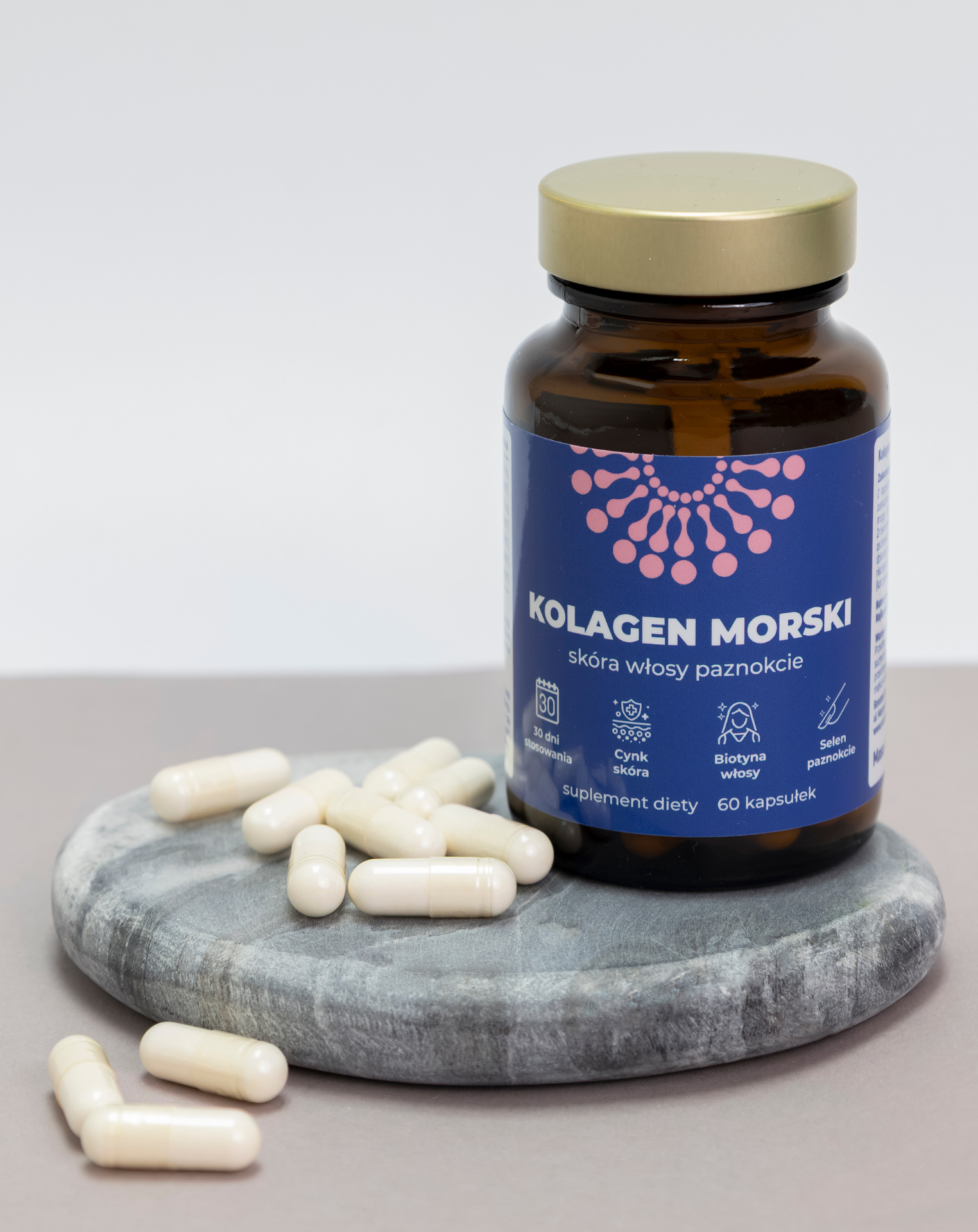 Mořský kolagen Doplněk stravy kůže vlasy nehty - Noble Health