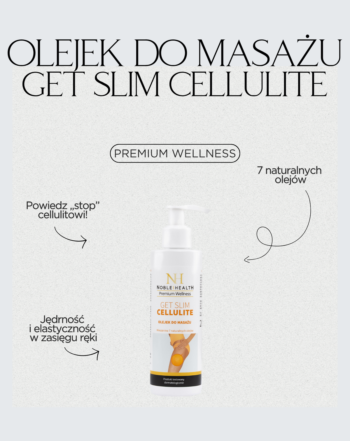 Získejte Slim Celulitis masážní olej - Noble Health