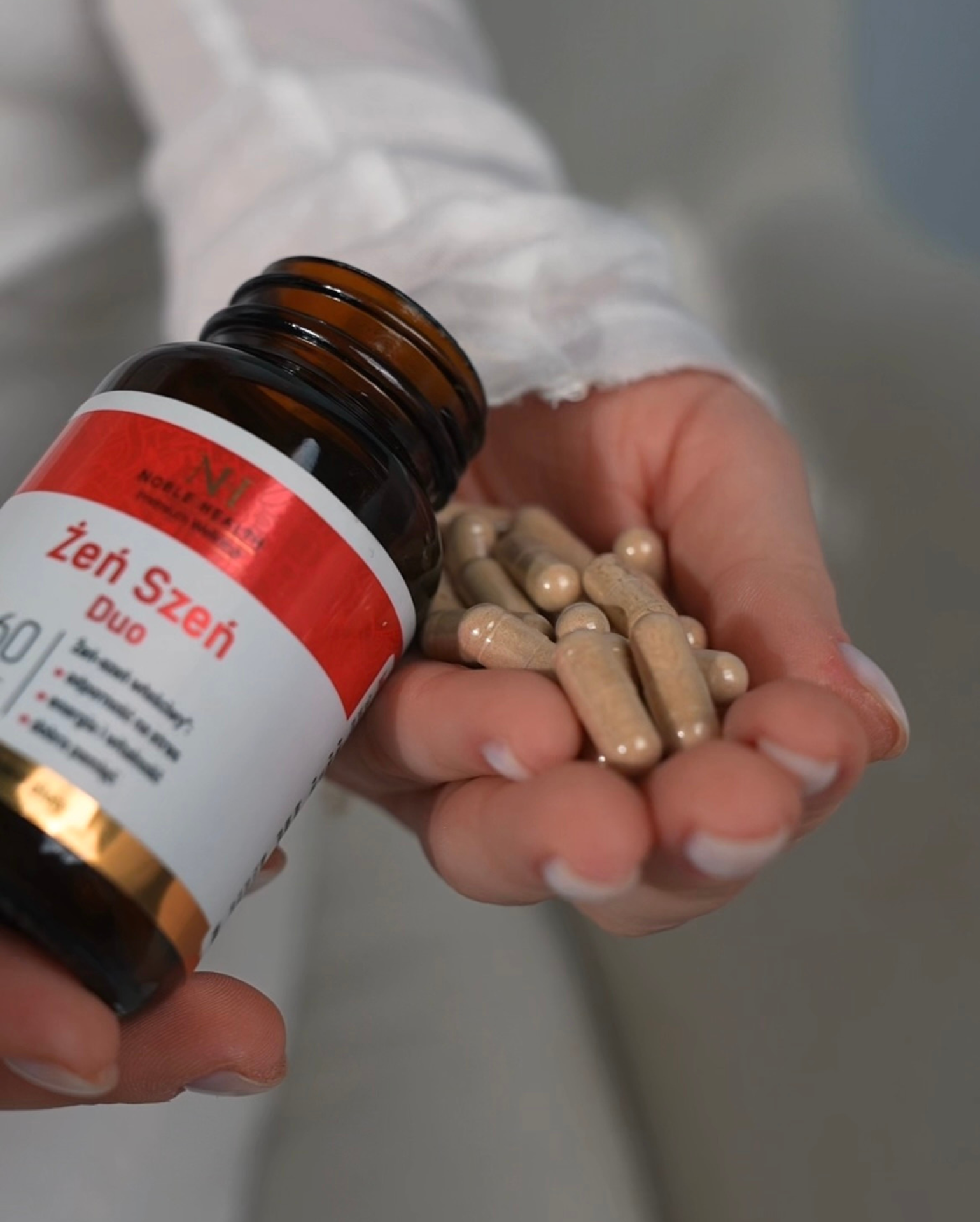 Ženšen Duo Noble Health Podporuje energii vitality libida