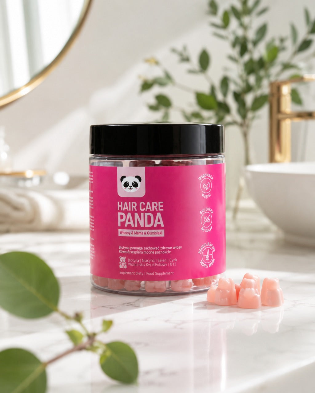 Vegan Gummies - Péče o vlasy Panda