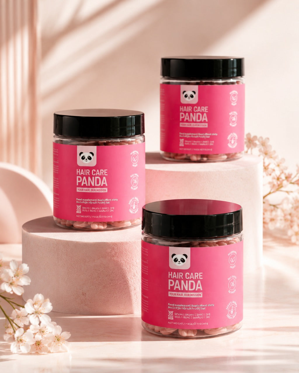 Vegan Gummies - Péče o vlasy Panda