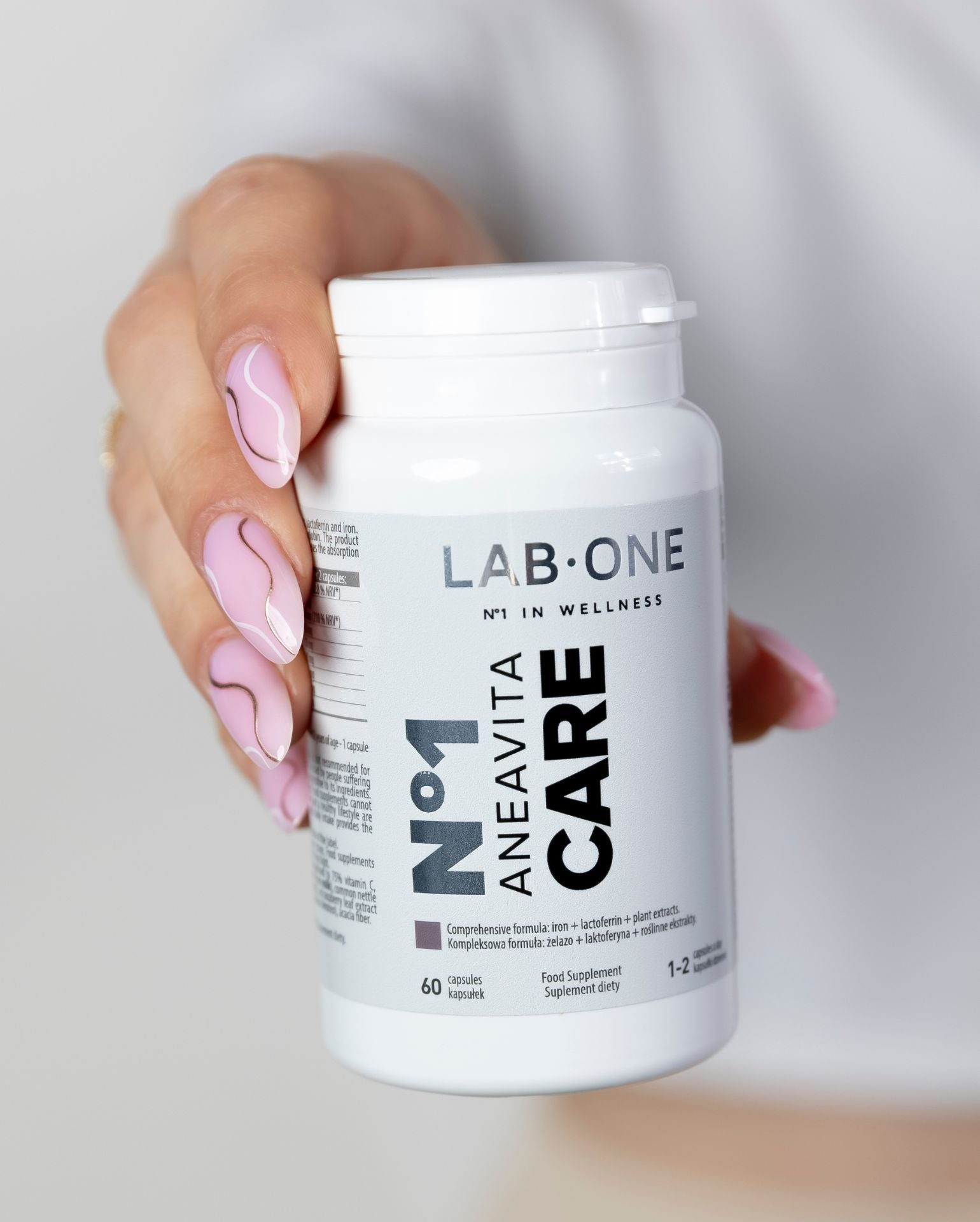 LAB ONE ANEAVITA CARE Přírodní železo Lactoferrin Vitamin C