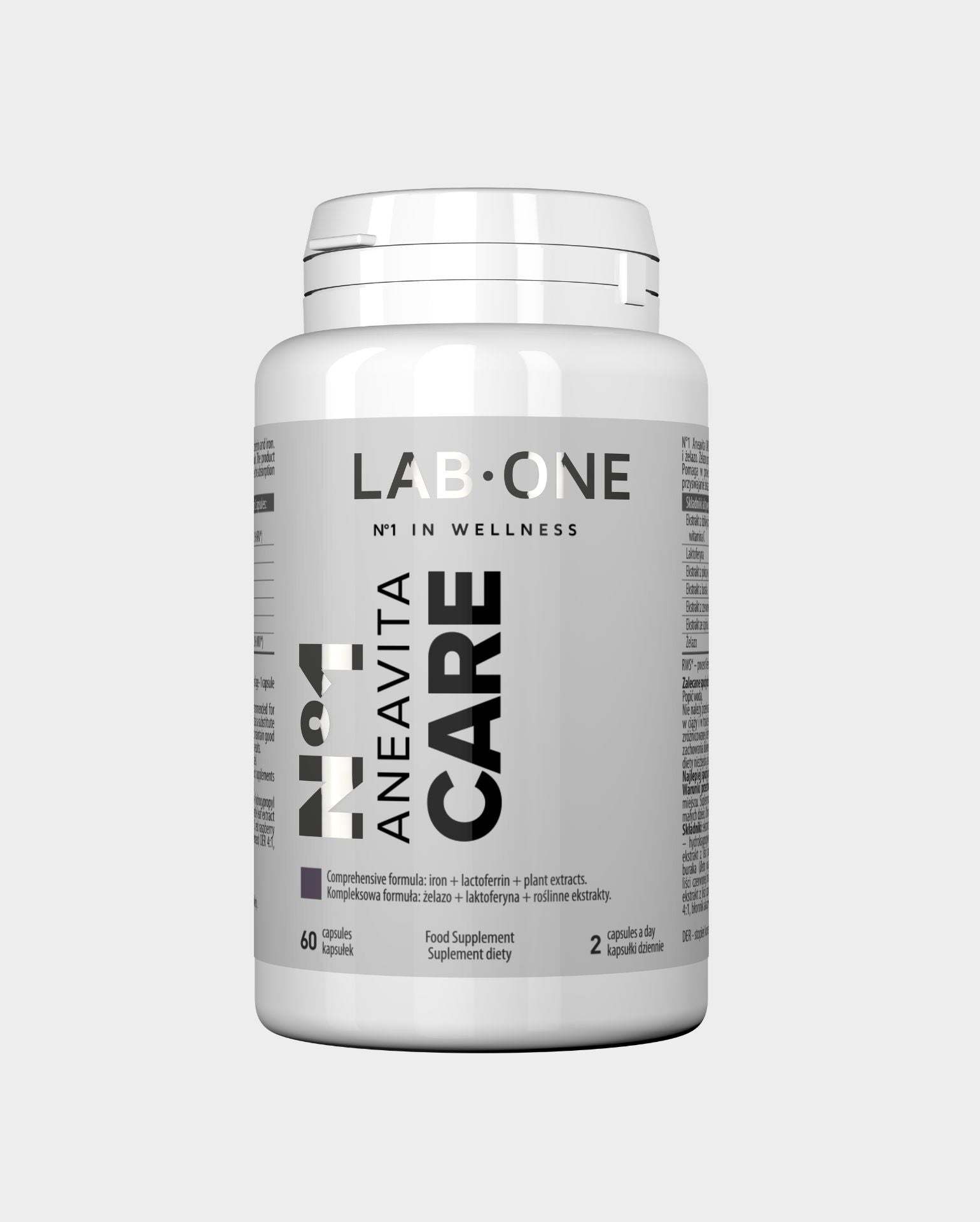 LAB ONE ANEAVITA CARE Přírodní železo Lactoferrin Vitamin C