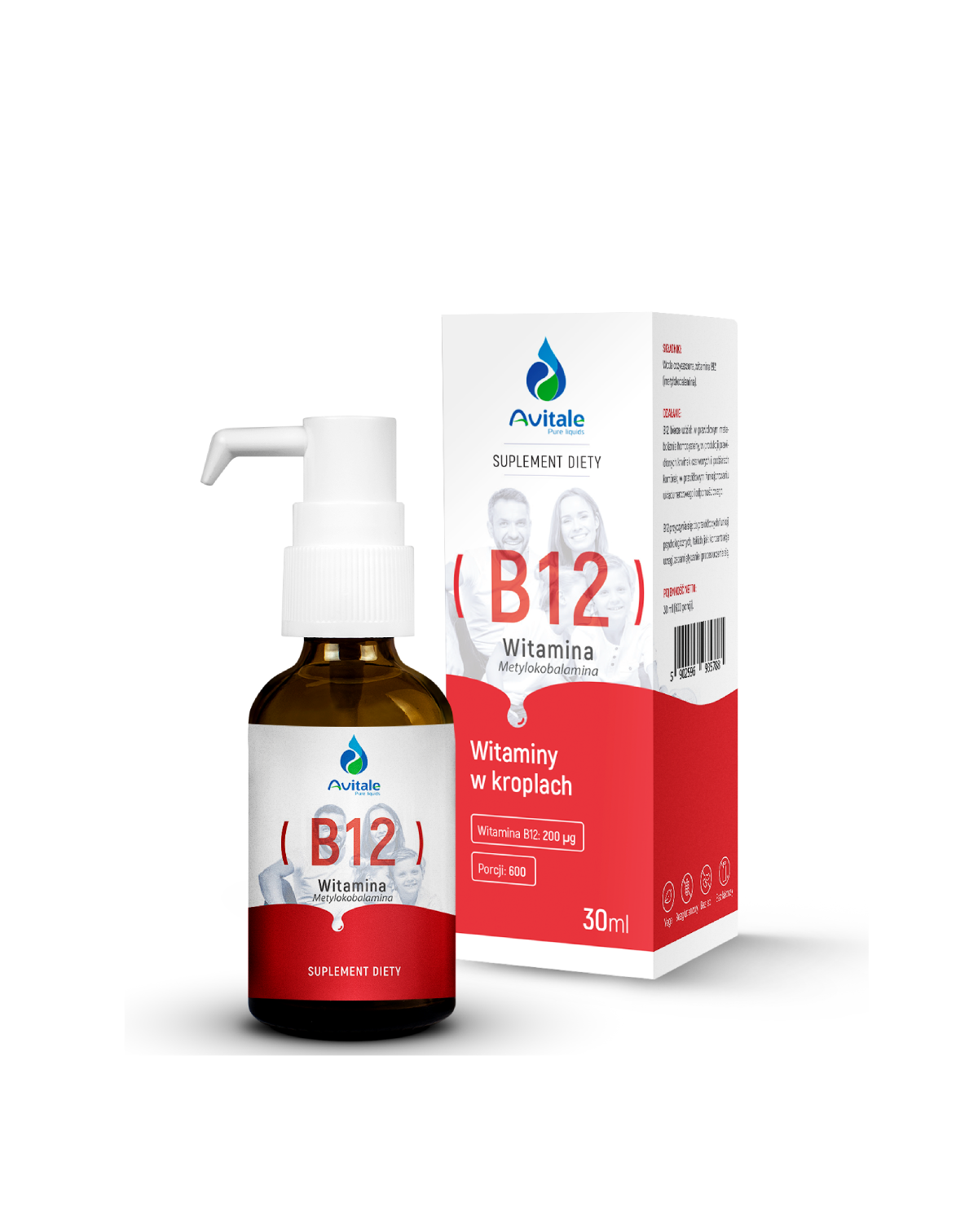 Avitale, Vitamin B12 (Methylcobalamin) - Aliness