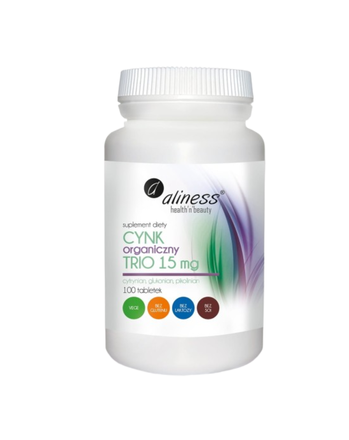 Organic Zinc Trio 15 mg - Ainess Pro zdravou pokožku a nehty