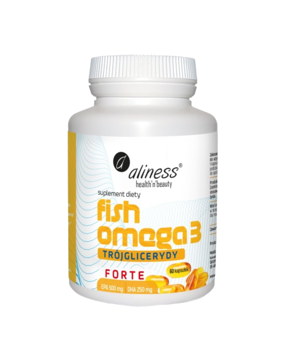 RYBA OMEGA 3 FORTE 500 mg/DHA 250 Omega 3 kyseliny - Ainess