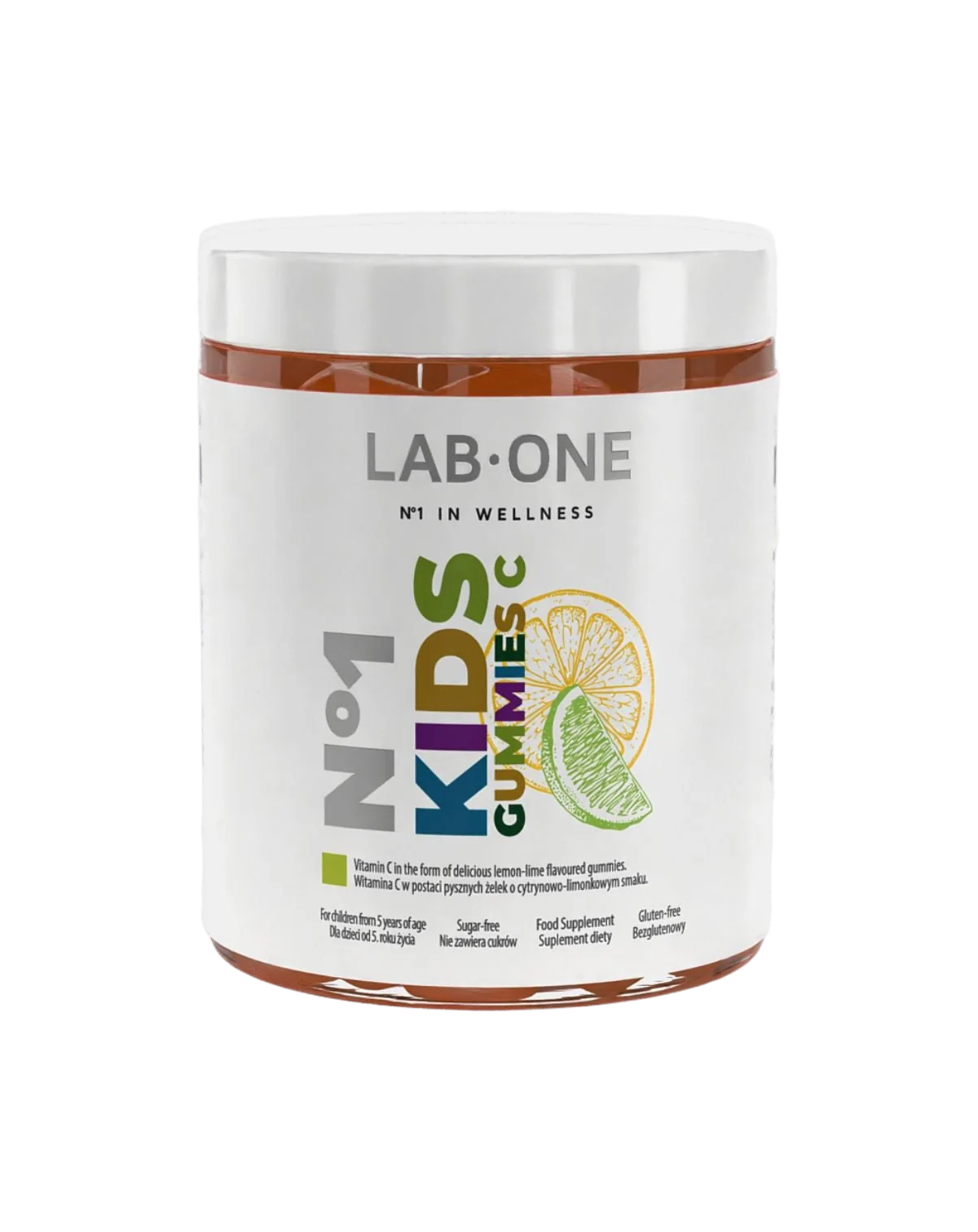 LAB ONE N°1 KidsGUMMIES C Želé s vitamínem C pro děti od 5 let. Imunita