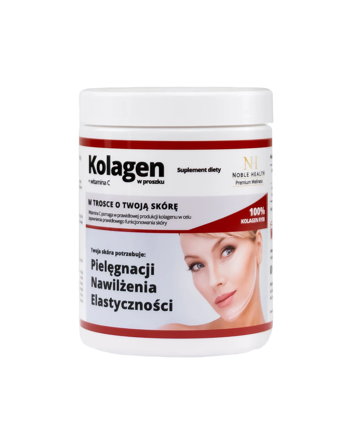 Kolagen + prášek vitamínu C - Noble Health Zdravá krásná pleť