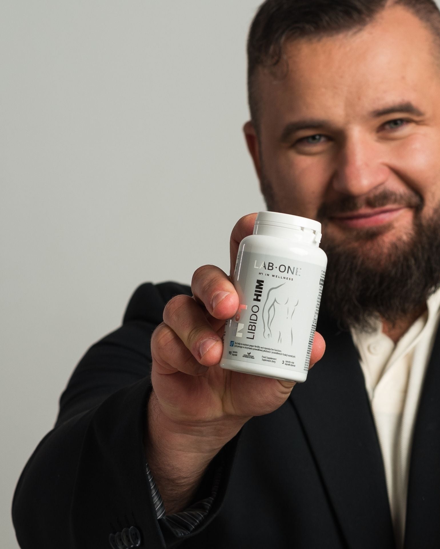 Lab One N°1 Libido Him L-Arginin ženšen na potenci erekce 90 kapslí