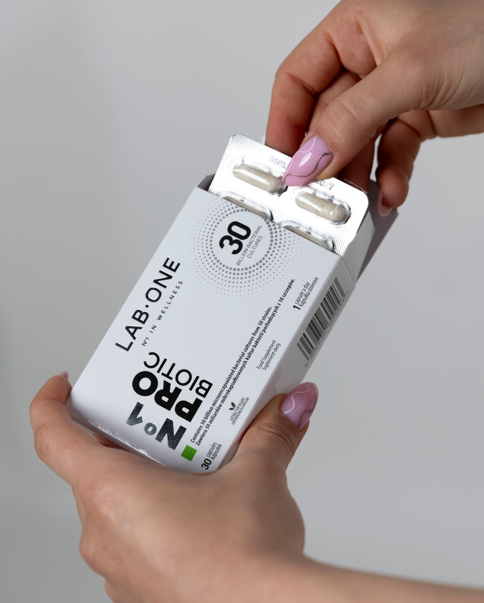 LAB ONE PRIOBIOTIC Probiotic 30 kapslí Trávení 10 kmenů