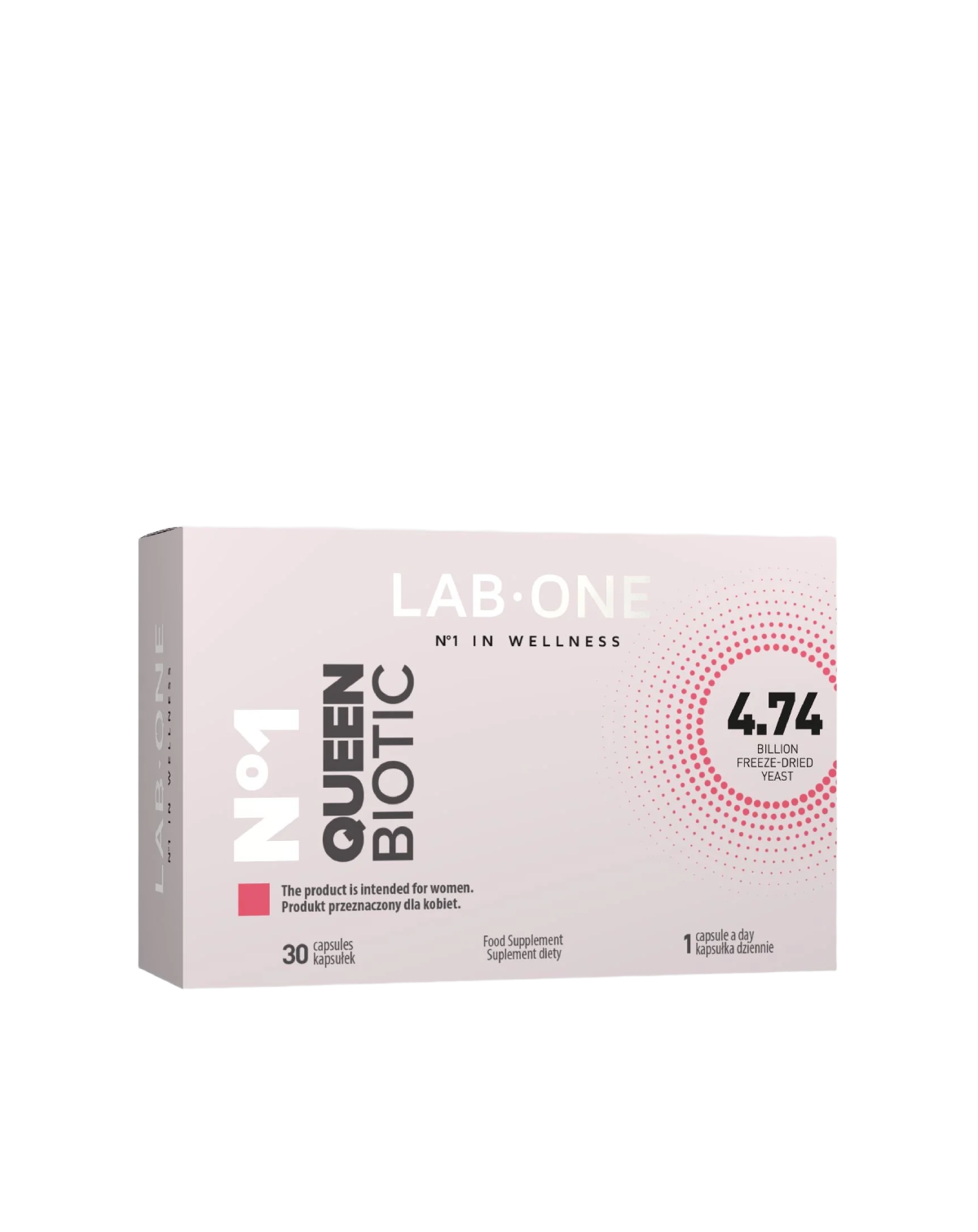 LAB ONE QUEENBIOTIC Probiotikum pro ženy Trávicí střeva Zdravá pokožka