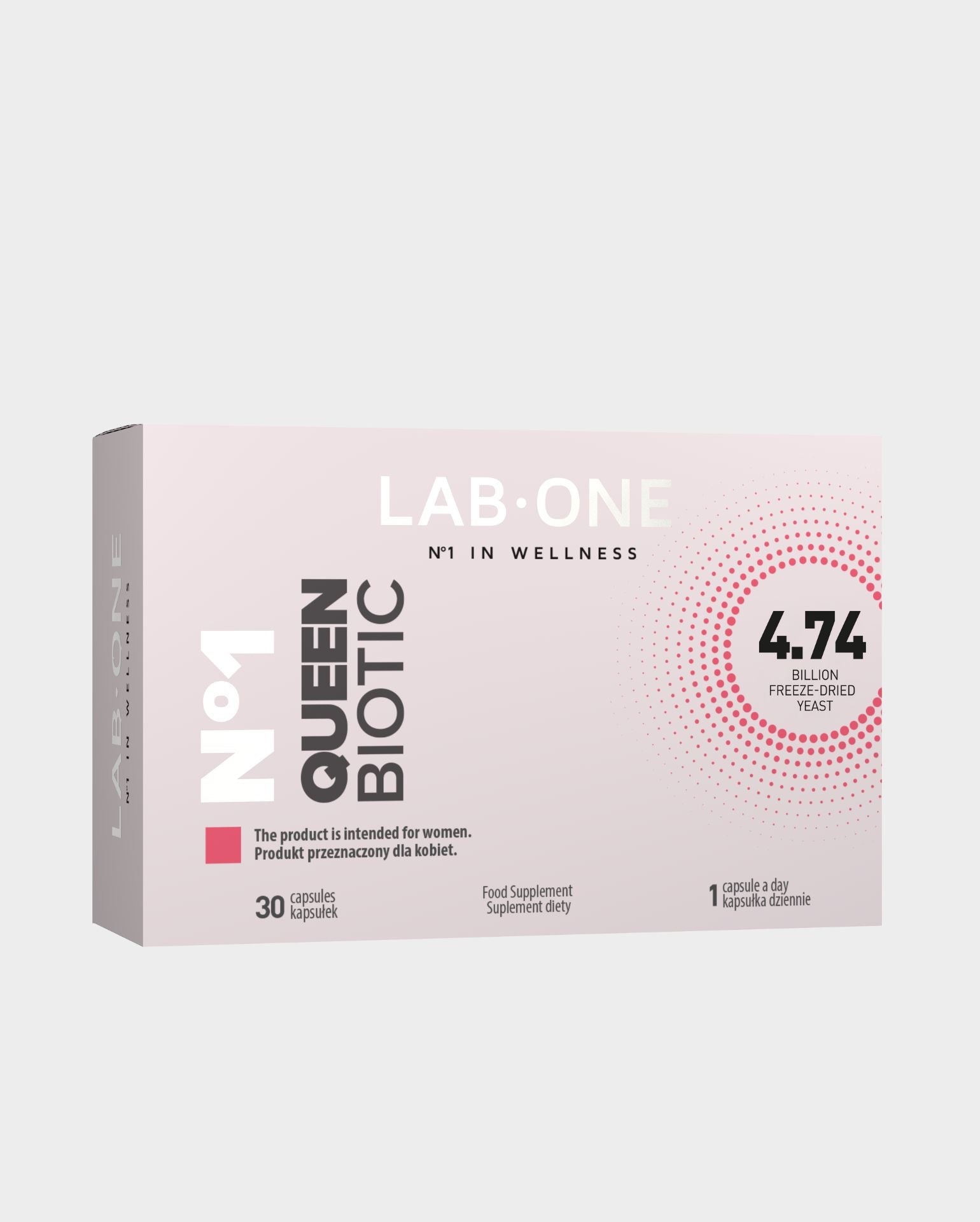 LAB ONE QUEENBIOTIC Probiotikum pro ženy Trávicí střeva Zdravá pokožka