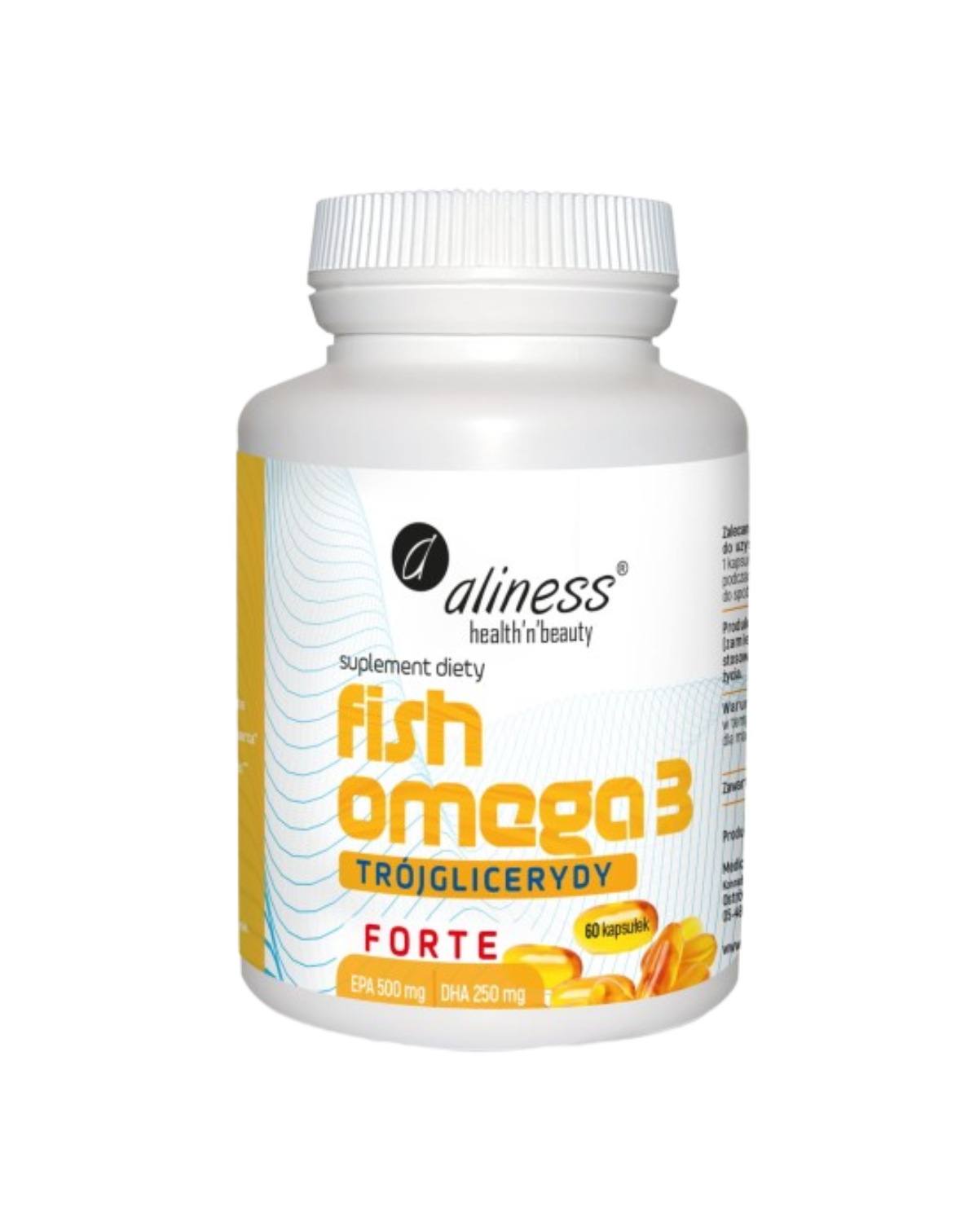 Ryby Omega 3 Forte 500/250 mg triglyceridů - Aliness Omega 3 kyseliny