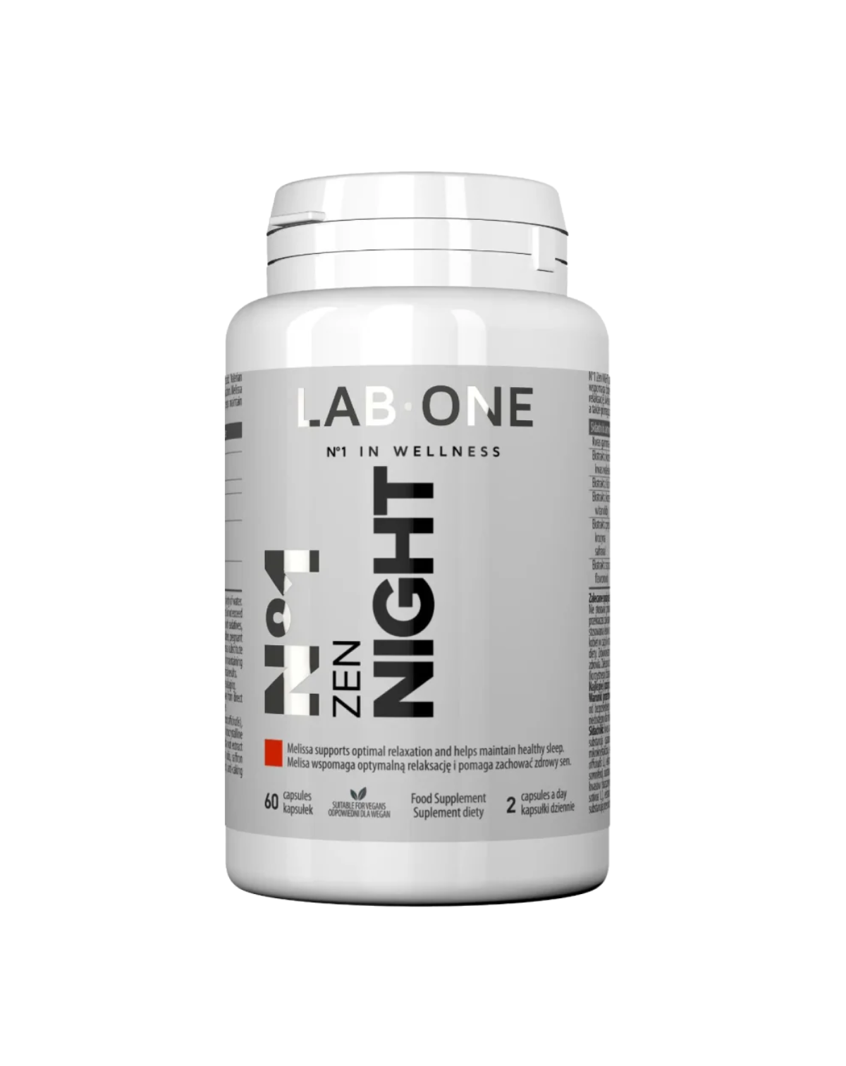 LAB ONE ZEN NIGHT 60 kapslí Lepší spánek Uvolňuje Usnadňuje usínání
