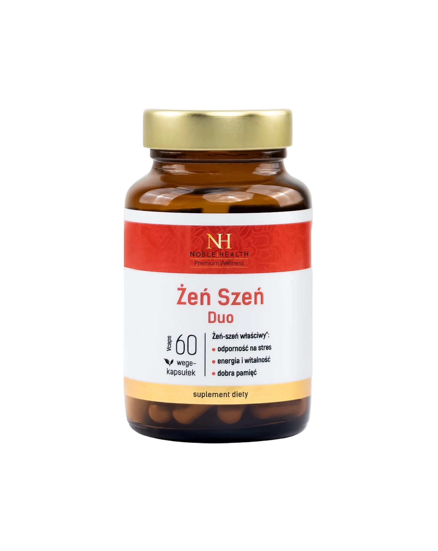 Ženšen Duo Noble Health Podporuje energii vitality libida
